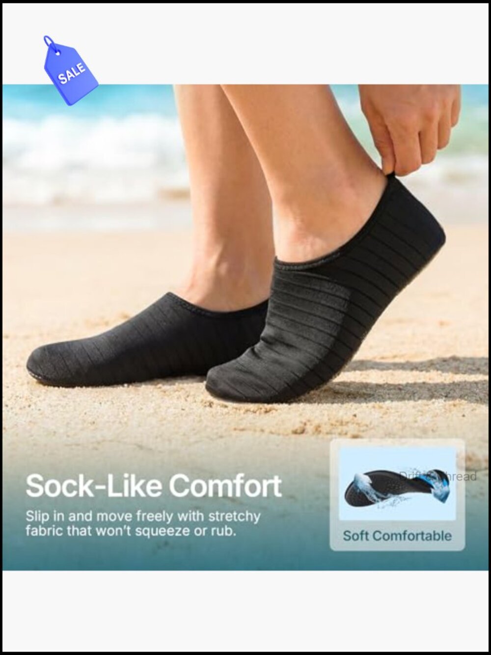 Quick-Dry Water Shoes for Men Women Swim Beach Aqua Socks Pool Hiking - Picture 4 of 7
